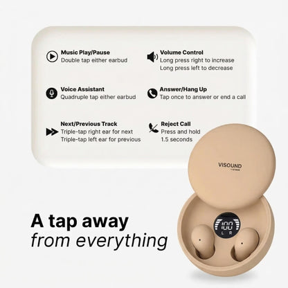 ViSound™ Air - Ultra-Light Earbuds - Skin Tones Ed