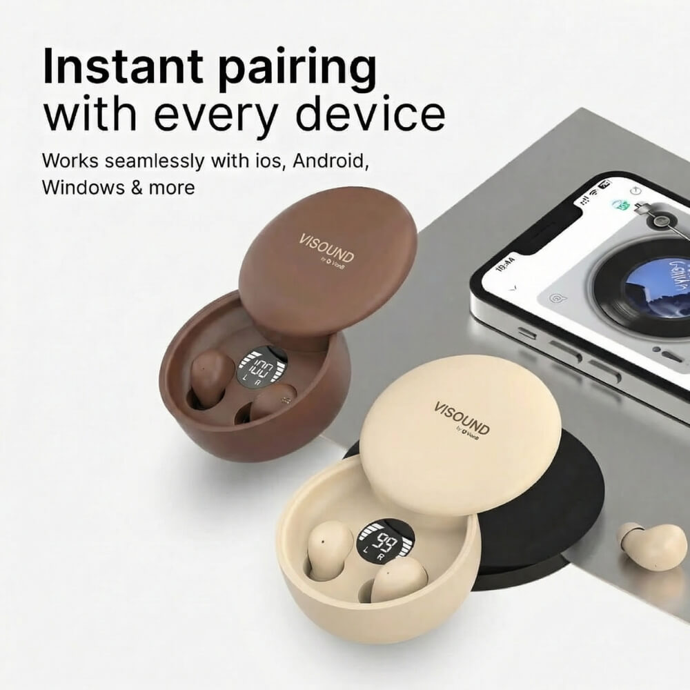 ViSound™ Air - Ultra-Light Earbuds - Skin Tones Ed